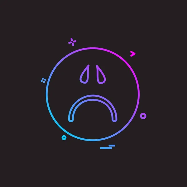 Emoji Symbole Design Vektor — Stockvektor