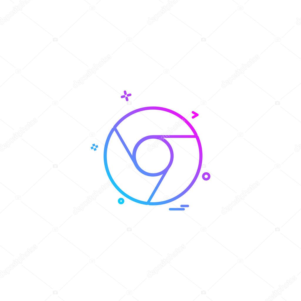 Google Chrome Icon Design Vector Premium Vector In Adobe Illustrator Ai Ai Format Encapsulated Postscript Eps Eps Format