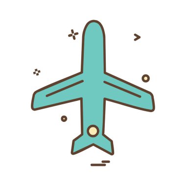 Simge vektör beyaz arka plan üzerinde seyahat