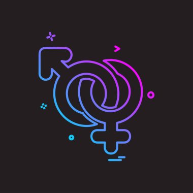 Kadın simge tasarlamak vektör