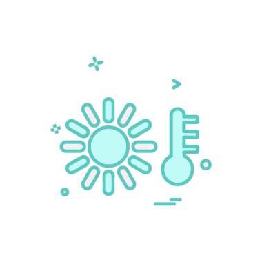 Sıcaklık simge tasarlamak vektör