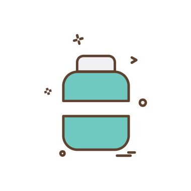 Seyahat çanta simge tasarlamak vektör