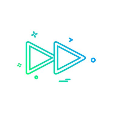 Ortam düğmeleri dizayn vektörü