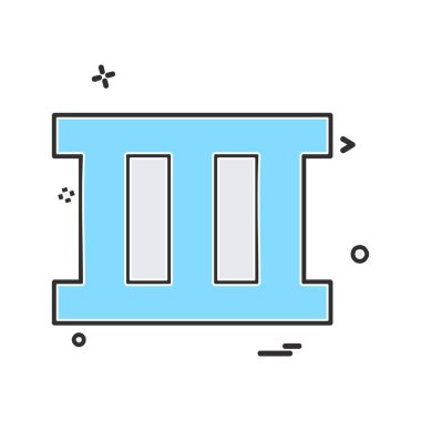 Merdiven simge tasarlamak vektör 