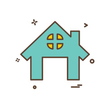 Ev simge tasarlamak vektör