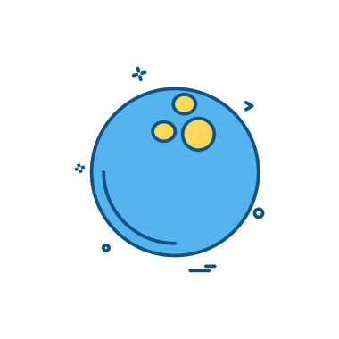 Sporrts ve Oyunlar simge tasarlamak vektör