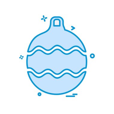 Noel simge tasarlamak vektör topları