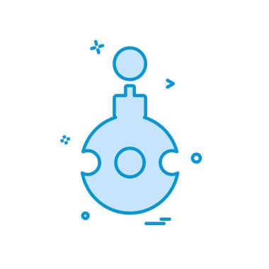 Noel top simge tasarlamak vektör