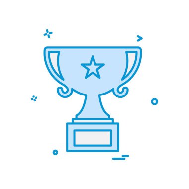 Ödül simgesi tasarım vektörü