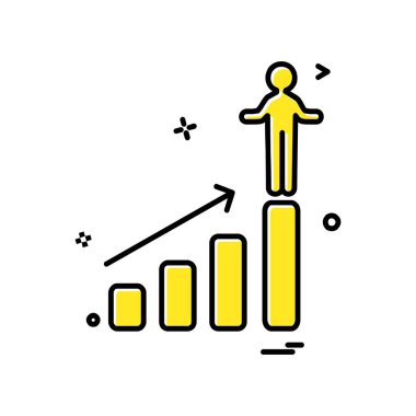 İş simgesi tasarım vektörü 