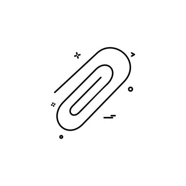 PIN düz simge vektör çizim 