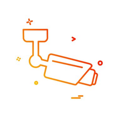 Kamera simgesi tasarım vektörü