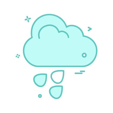 Sadece simge vektör üzerinde beyaz baclground hava