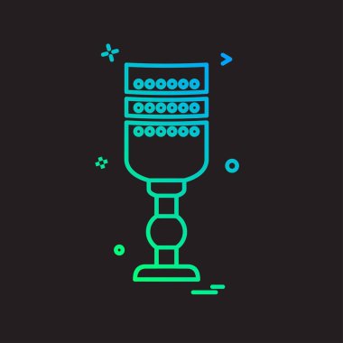 Cam simge tasarım vektörü