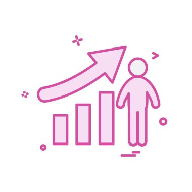 İş grafik simge tasarlamak vektör