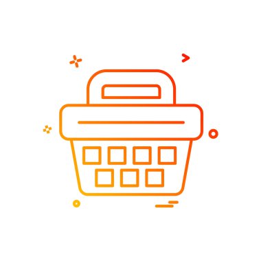 Alışveriş simge tasarlamak vektör 