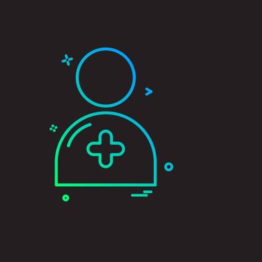 Sağlık simgesi tasarım vektörü 