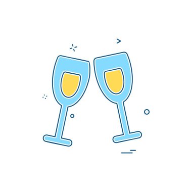 Sevgililer günü simge tasarlamak vektör