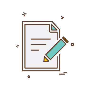 Metin simge tasarlamak vektör 