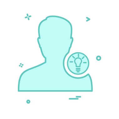 Avatar erkek simge tasarım vektörü