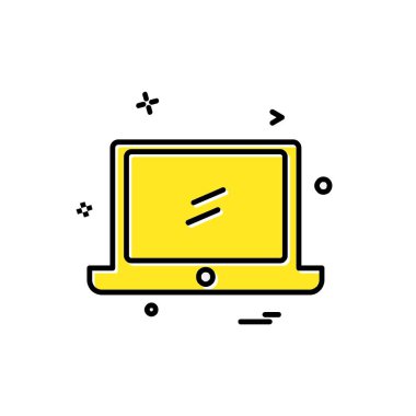 Bilgisayar simgesi tasarım vektörü