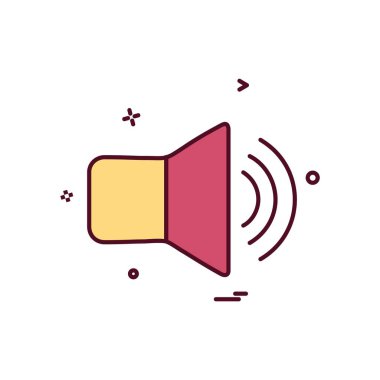 Beyaz arka plan üzerinde renkli medya simge vektör