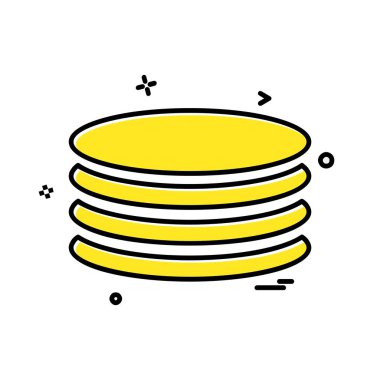 Veritabanı simge tasarlamak vektör