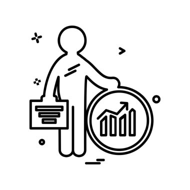 İş simge tasarlamak vektör 