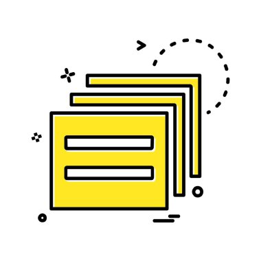 İş simgesi tasarım vektörü