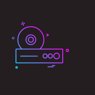 Ortam simgesi tasarım vektörü 