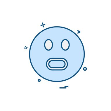 Emoji simgeleri tasarım vektörü 