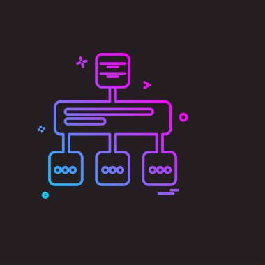 İş simgesi tasarım vektörü