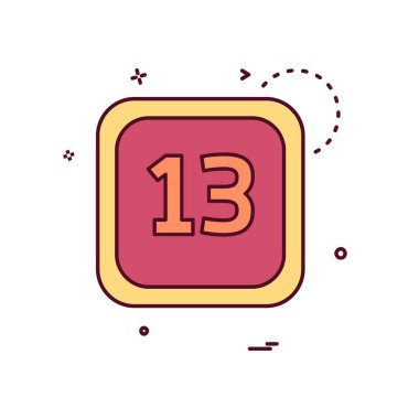 Takvim simge tasarlamak vektör 