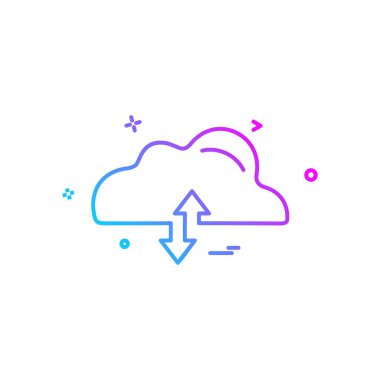 Simgesi tasarım, renkli vektör çizim indir