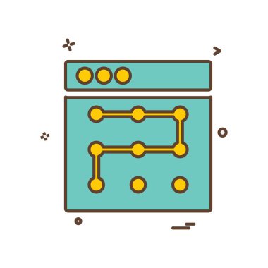 Web düzen simge tasarlamak vektör