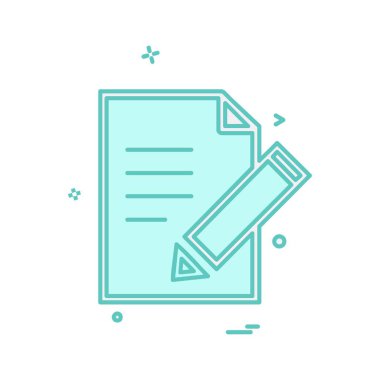 Metin simge tasarlamak vektör