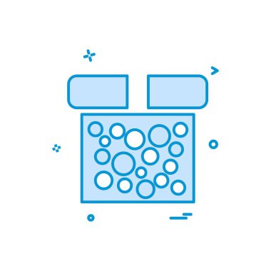 Giftbox simge tasarlamak vektör
