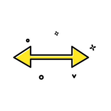 İki yönlü simge tasarlamak vektör