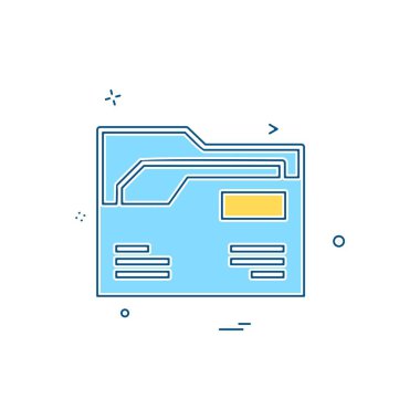 İş simgesi tasarım vektörü