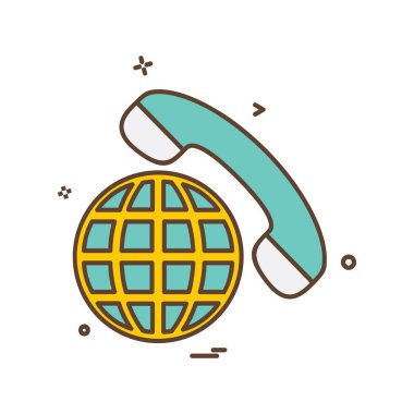 Küre simge tasarlamak vektör