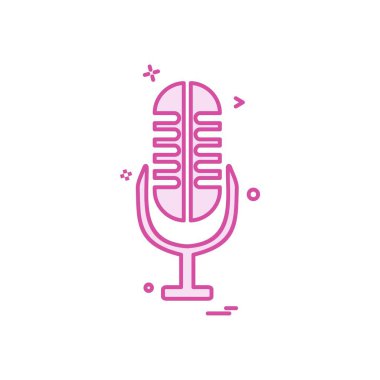 Medya simge vektör beyaz arka plan üzerinde