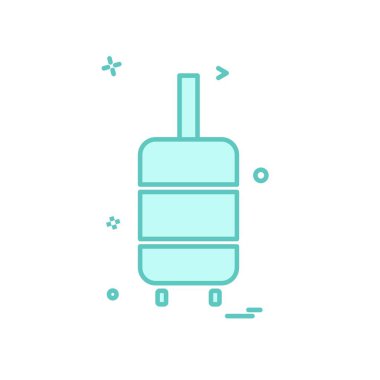 Beyaz arka plan üzerinde seyahat etmek simge tasarlamak vektör