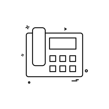 telefon ses ses simge vektör tasarımı