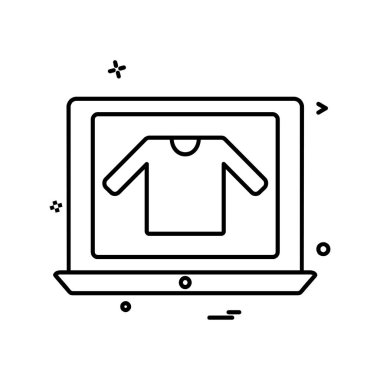 Alışveriş simge tasarlamak vektör 