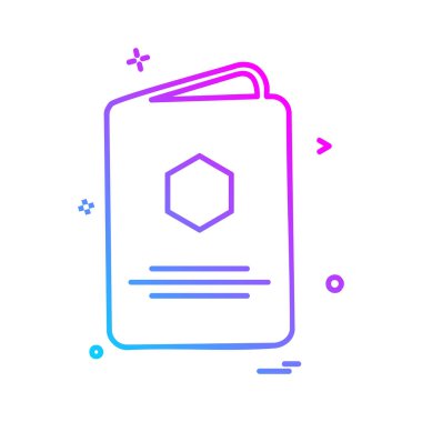 Seyahat simgesi tasarım vektörü 