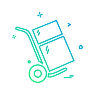 Seyahat simgesi tasarım vektörü 