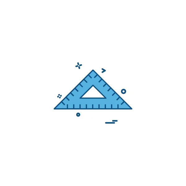 Geometría Icono Diseño Vector — Vector de stock