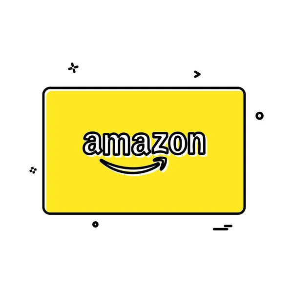 Amazon Кредитною Карткою Дизайн Вектор — стоковий вектор