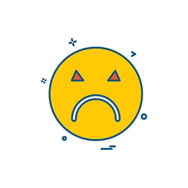Icônes Emoji Vecteur Conception — Image vectorielle