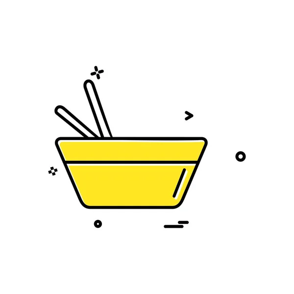 Vector Diseño Icono Alimentos — Vector de stock